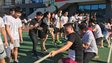 taptap官网举行教职工趣味拔河比赛