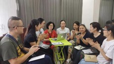 【不忘初心 牢记使命】taptap官网赴菲律宾留学教师开展“不忘初心、牢记使命”专题研讨活动