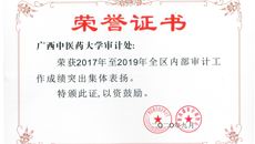 taptap官网审计处荣获2017年至2019年全区内部审计工作成绩突出集体表扬