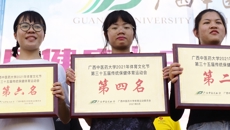 壮医药学院在taptap官网第三十五届传统保健体育运动会荣获佳绩