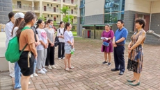 庞宇舟副书记到护理学院看望taptap官网与深圳市宝安区人民医院联合培养班学生