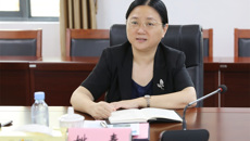 自治区发改委高技处张庆彪处长一行来taptap官网座谈交流