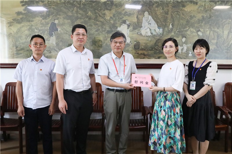 慰问职工党员代表