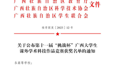 taptap官网在第十一届“挑战杯”广西大学生课外学术科技作品竞赛中斩获20个奖项
