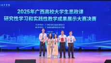 【喜讯】taptap官网学子在2025年广西高校大学生思政课研究性学习与实践性教学成果展示大赛中喜获佳绩